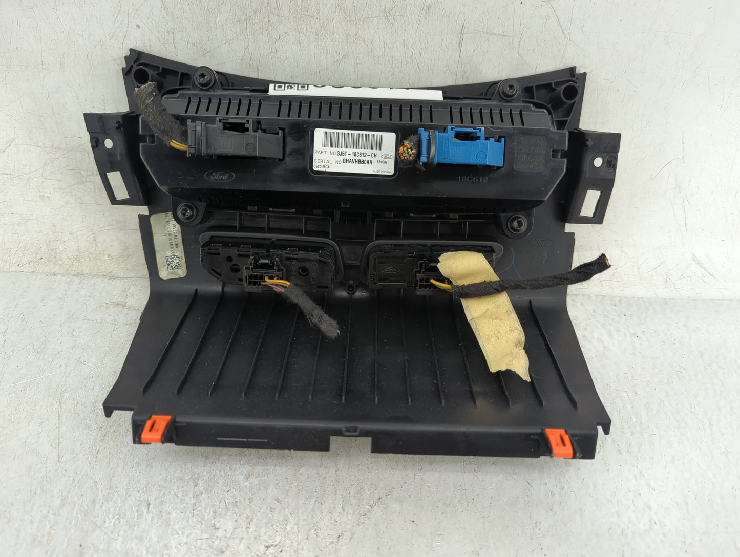 2018-2019 Ford Escape Climate Control Module Temperature AC/Heater Replacement P/N:GJ5T-18C612-CH Fits Fits 2018 2019 OEM Us