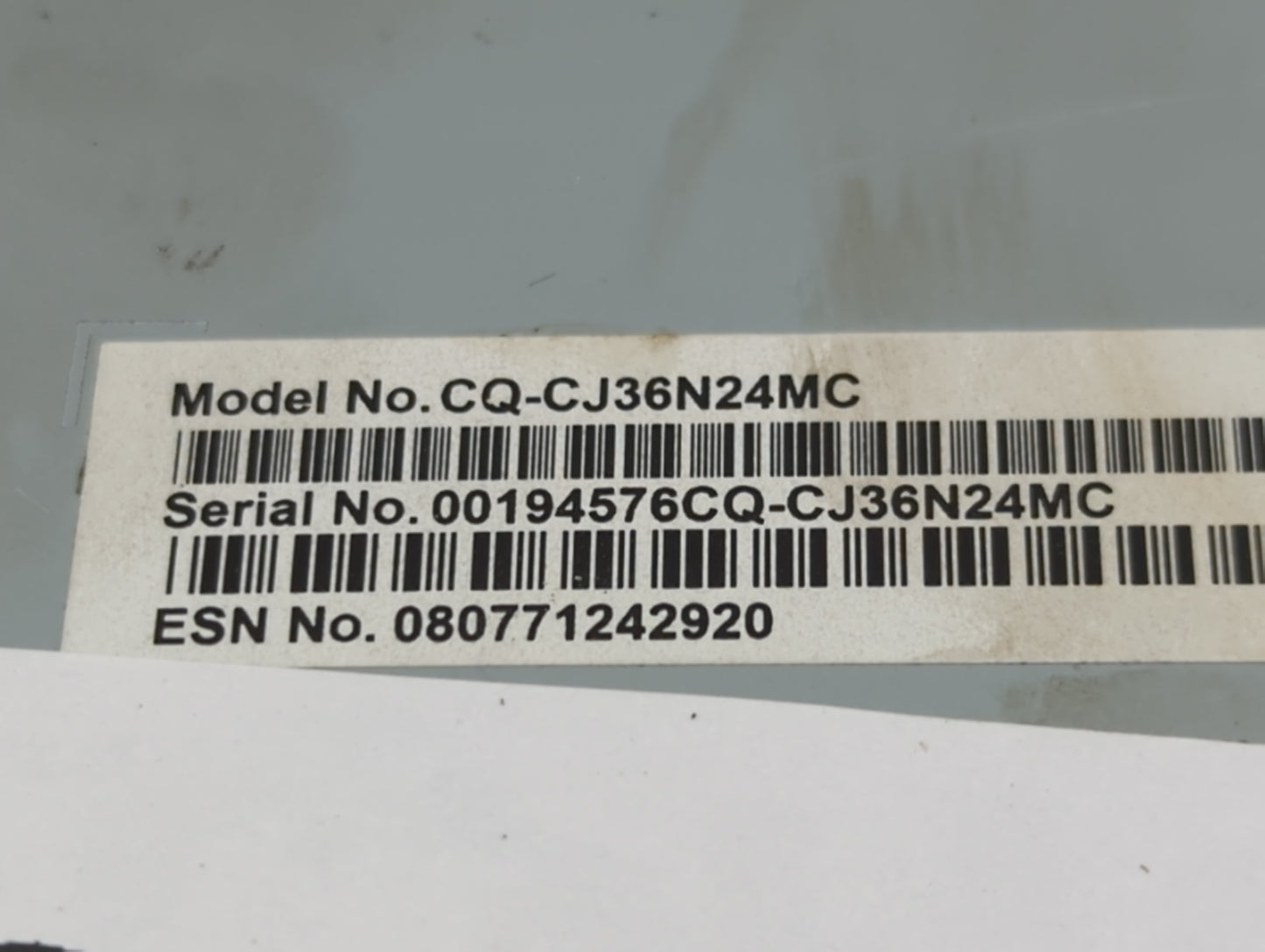 2017-2019 Ford Escape Radio AM FM Cd Player Receiver Replacement P/N:CQ-CJ36N24MC Fits Fits 2017 2018 2019 OEM Used Auto Par