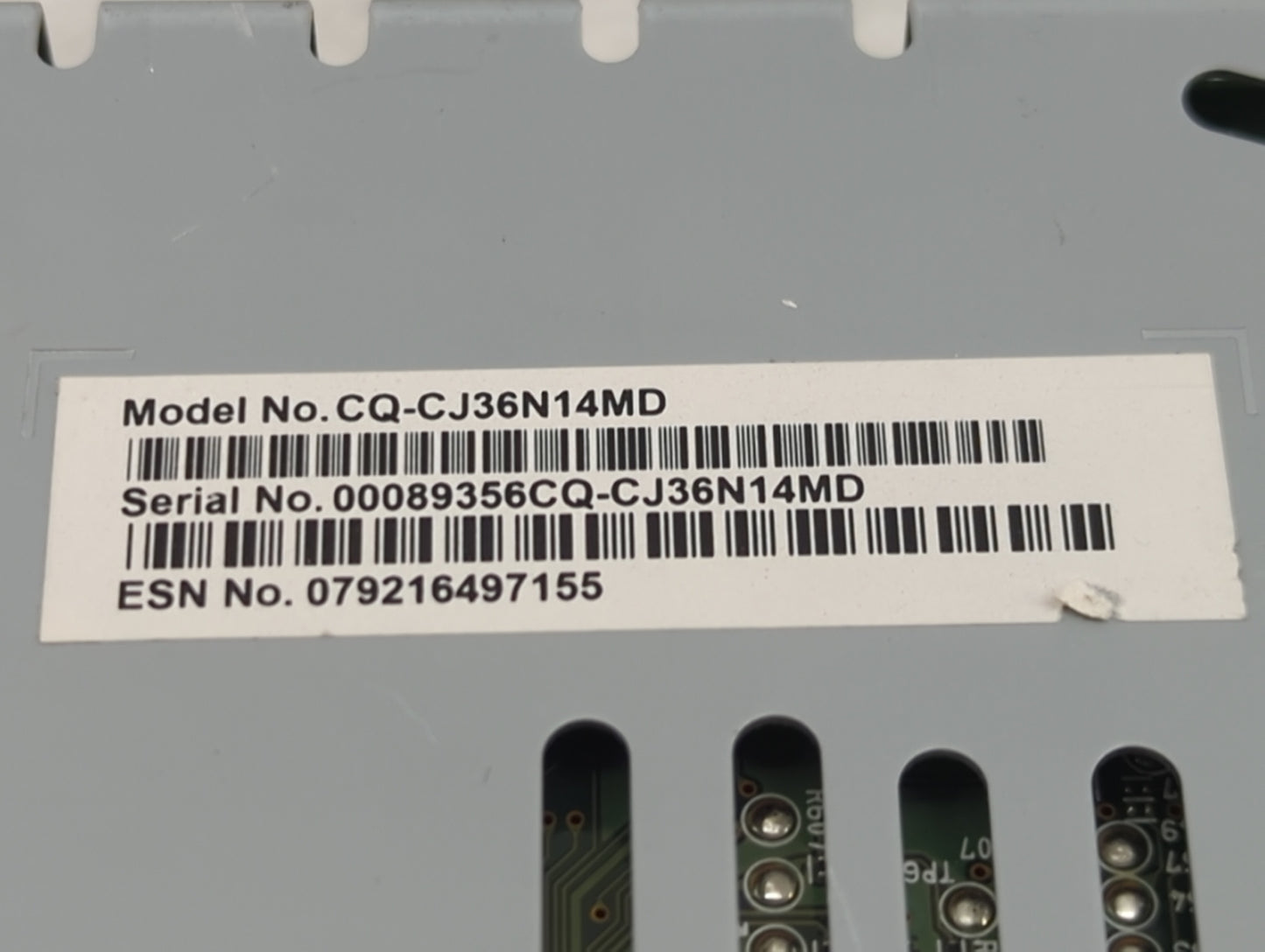 2017-2019 Ford Escape Radio AM FM Cd Player Receiver Replacement P/N:CQ-CJ36N14MD Fits Fits 2017 2018 2019 OEM Used Auto Par