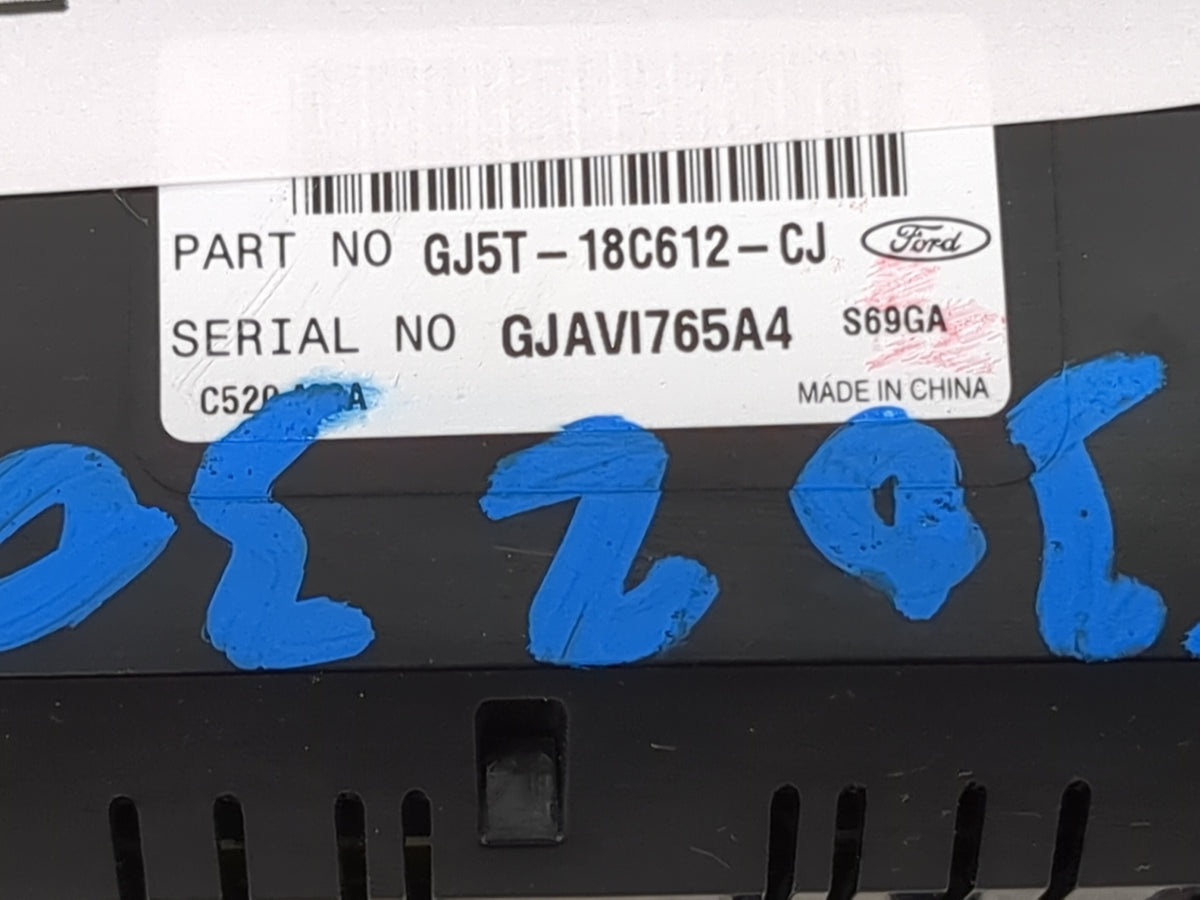 2018-2019 Ford Escape Climate Control Module Temperature AC/Heater Replacement P/N:GJ5T-18C612-CJ GJAVI765A4 Fits Fits 2018