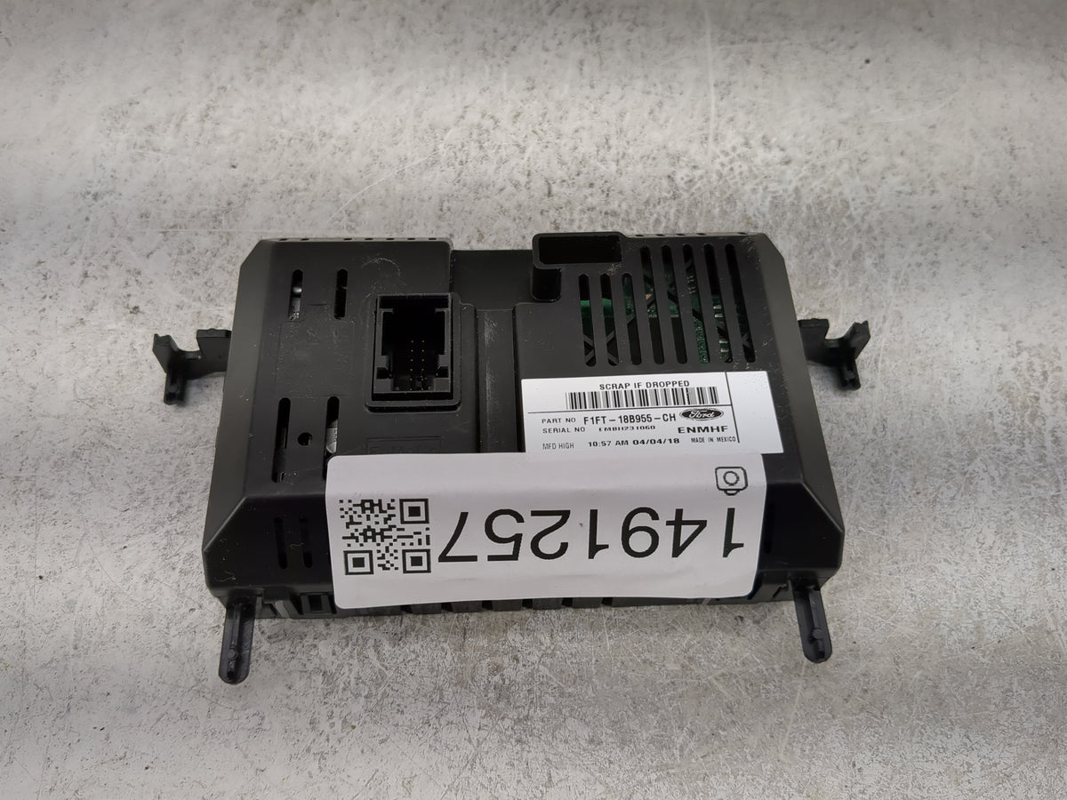 2017-2019 Ford Escape Information Radio Display Screen 1491257 - Oemusedautoparts1.com