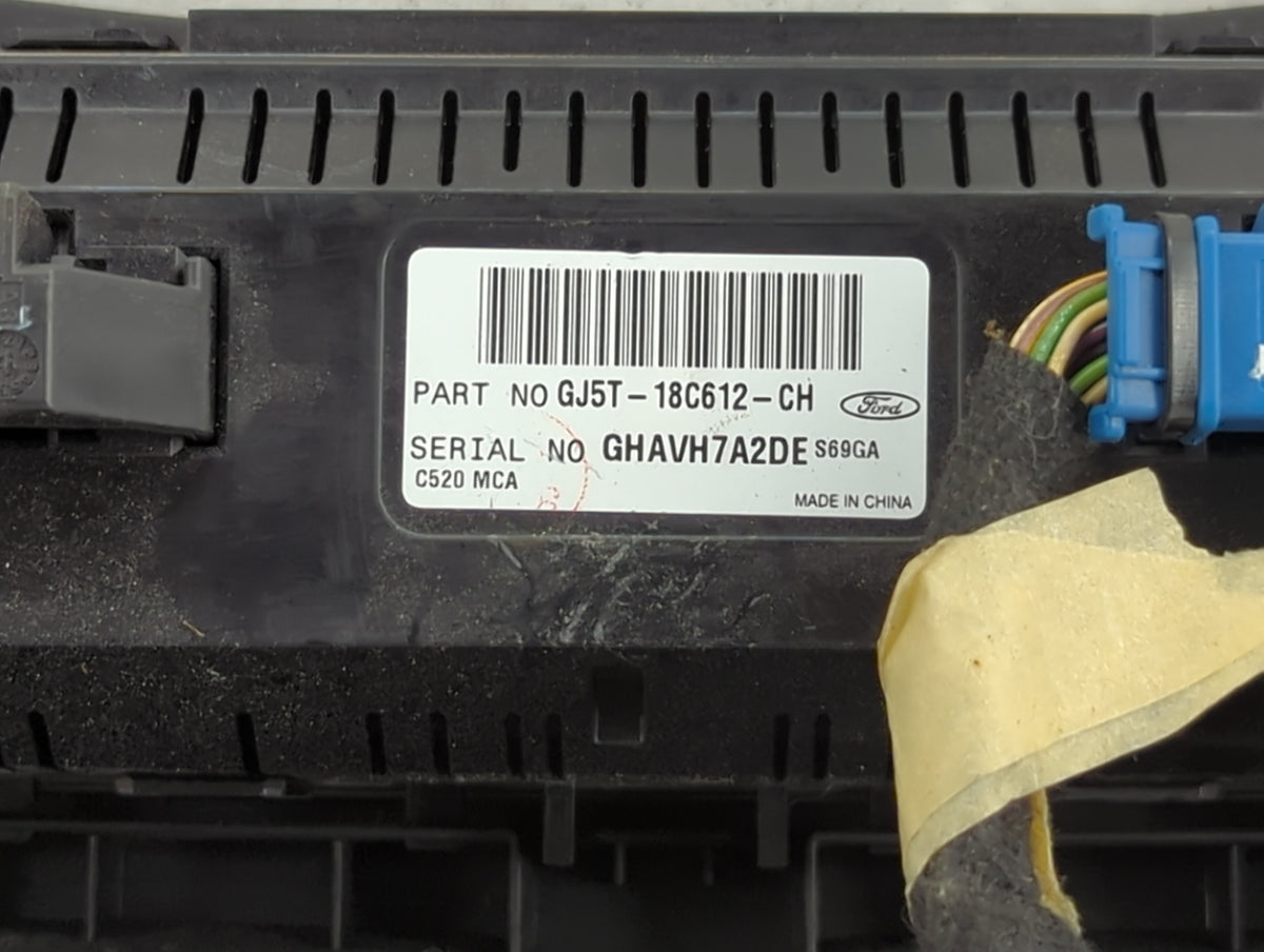 2018-2019 Ford Escape Climate Control Module Temperature AC/Heater Replacement P/N:GJ5T-18C612-CH Fits Fits 2018 2019 OEM Us