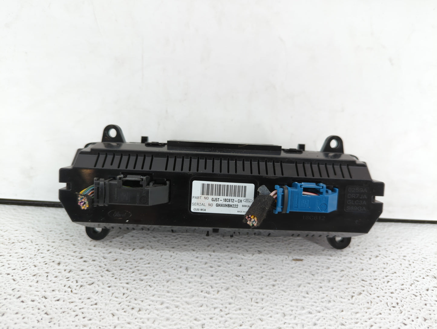 2018-2019 Ford Escape Climate Control Module Temperature AC/Heater Replacement P/N:GJ5T-18C612-CJ GJ5T-18C612-CH Fits OEM Us