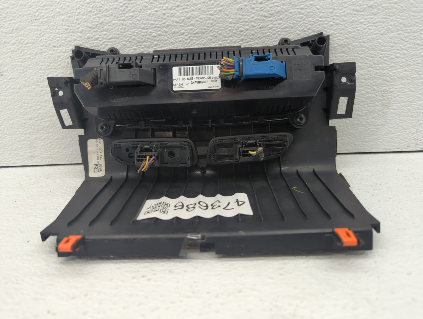 2018-2019 Ford Escape Climate Control Module Temperature AC/Heater Replacement P/N:GJ5T-18C612-CH GJ5T-18C612-CJ Fits OEM Us