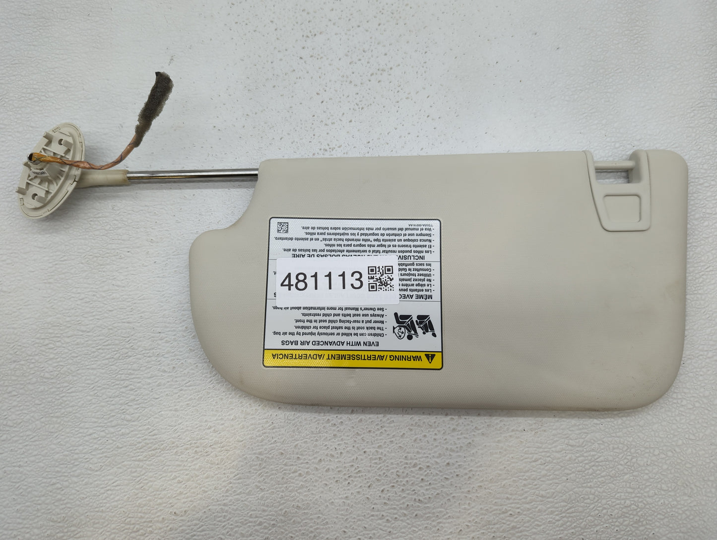 2013-2019 Ford Escape Sun Visor Shade Replacement Passenger Right Mirror Fits Fits 2013 2014 2015 2016 2017 2018 2019 OEM Us