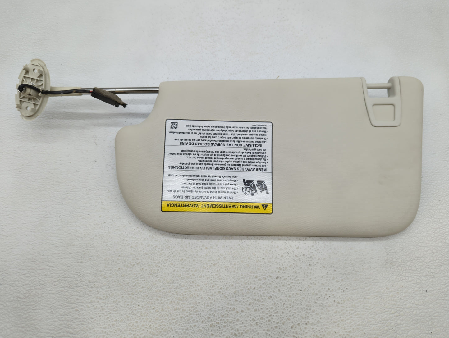 2013-2019 Ford Escape Sun Visor Shade Replacement Passenger Right Mirror Fits Fits 2013 2014 2015 2016 2017 2018 2019 OEM Us