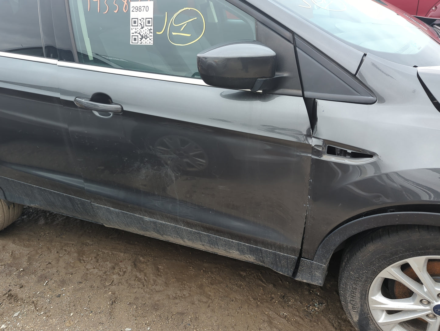2013-2019 Ford Escape Passenger Front Door Oem - Oemusedautoparts1.com