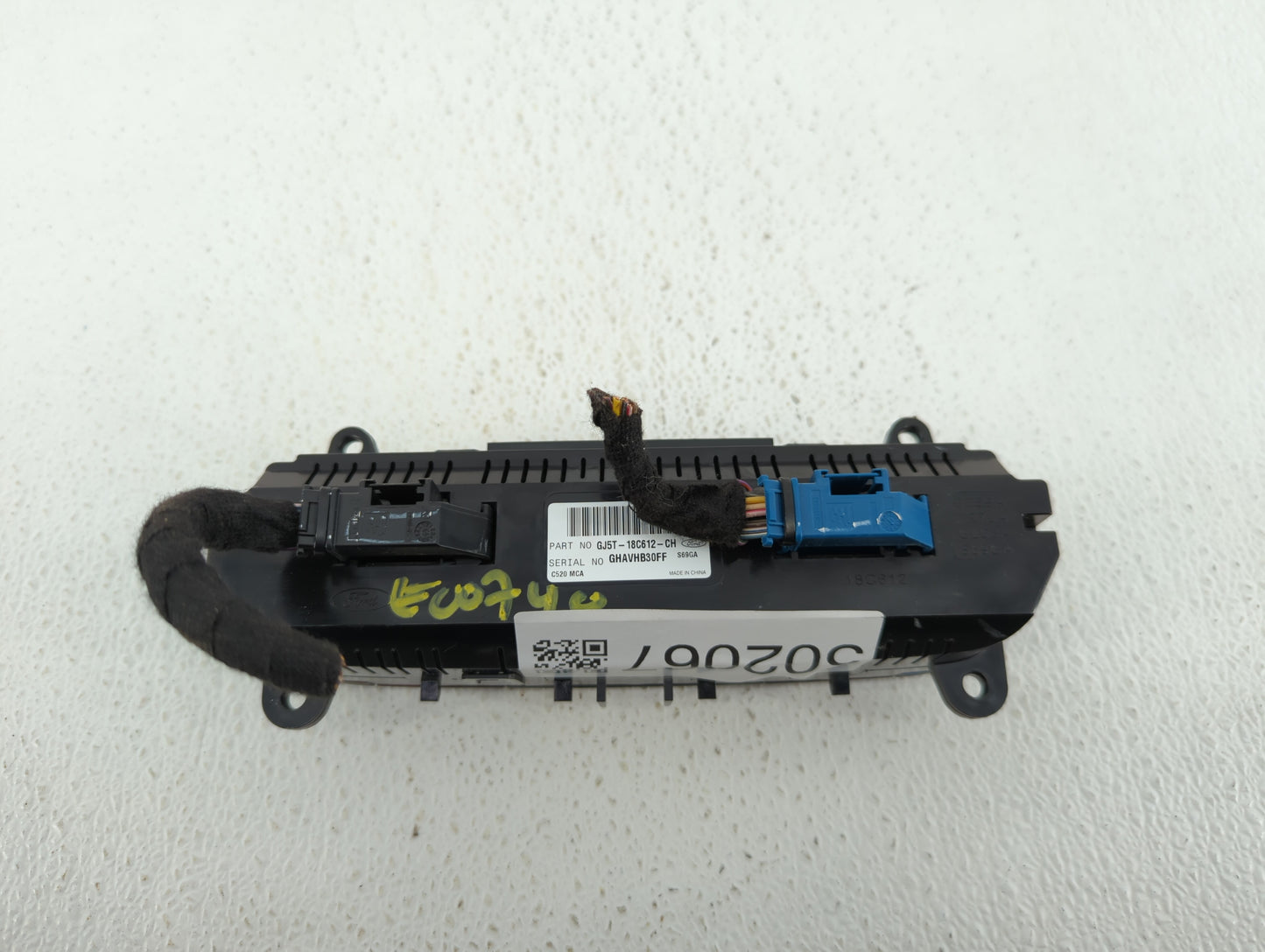 2018-2019 Ford Escape Climate Control Module Temperature AC/Heater Replacement P/N:GJ5T-18C612-CH Fits Fits 2018 2019 OEM Us