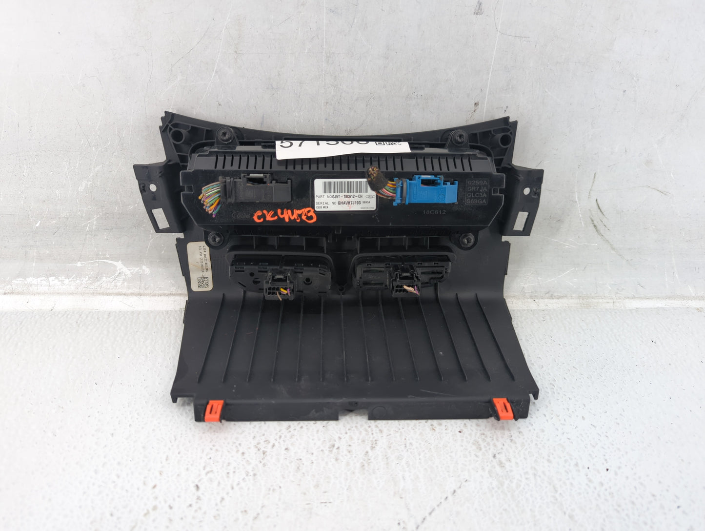 2018-2019 Ford Escape Climate Control Module Temperature AC/Heater Replacement P/N:GJ5T-18C612-CH Fits Fits 2018 2019 OEM Us