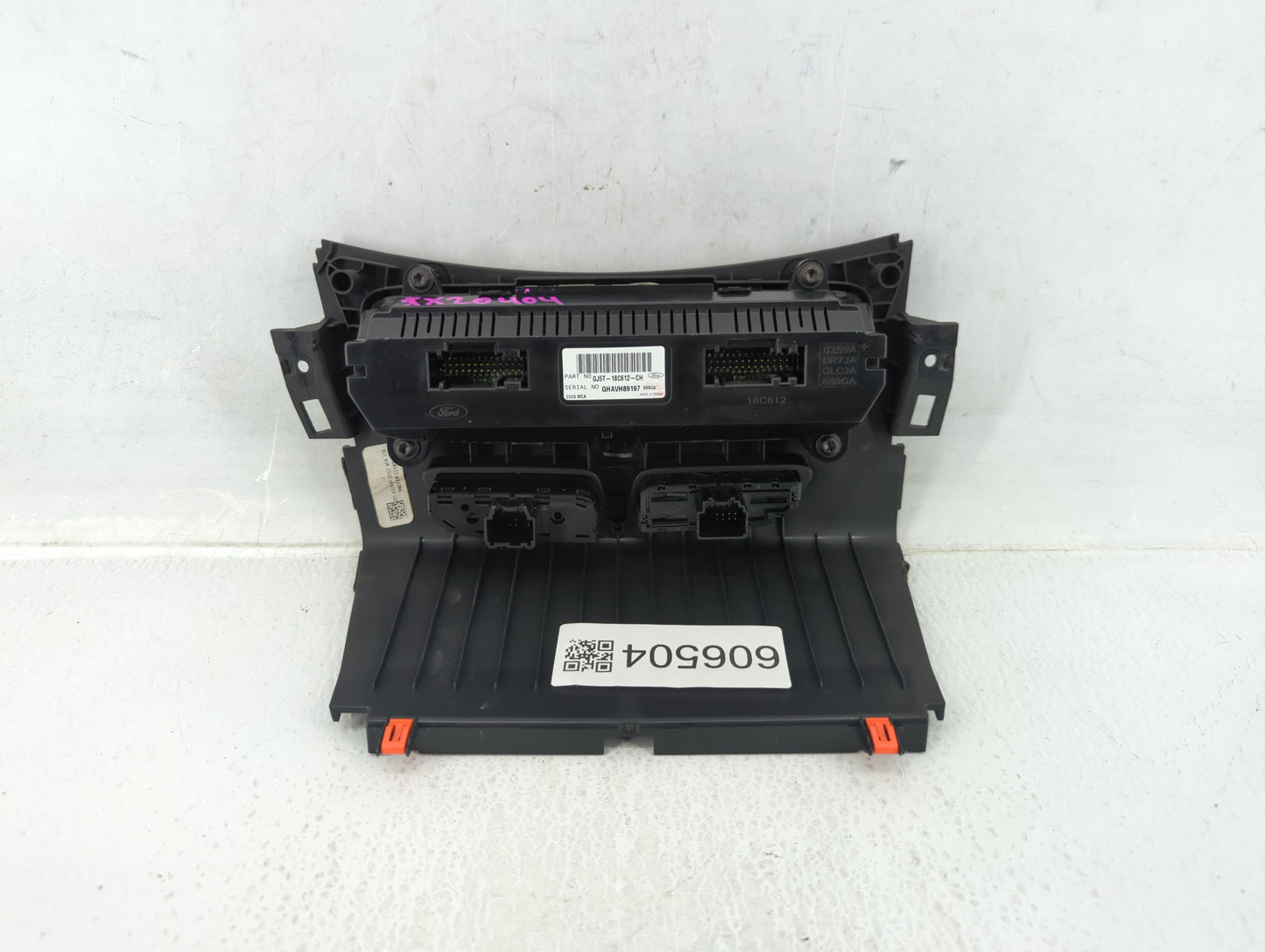 2018-2019 Ford Escape Climate Control Module Temperature AC/Heater Replacement P/N:GJ5T-18C612-CH Fits Fits 2018 2019 OEM Us