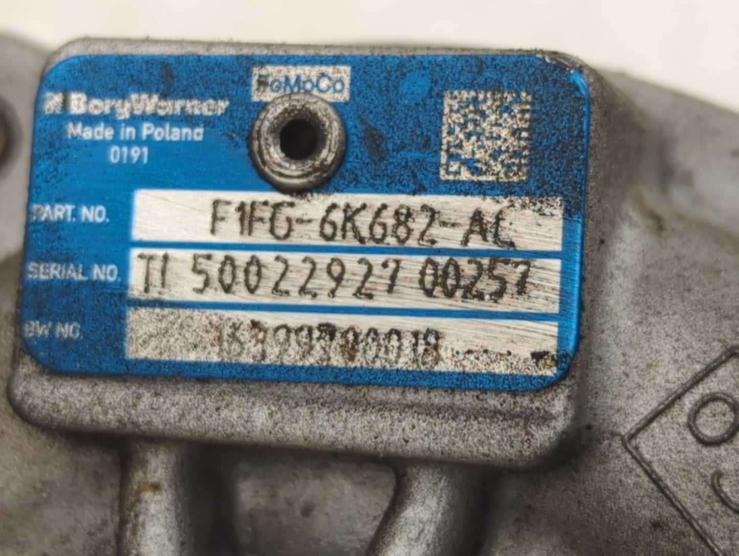 2017 Ford Escape Turbocharger Turbo Charger Super Charger Supercharger - Oemusedautoparts1.com