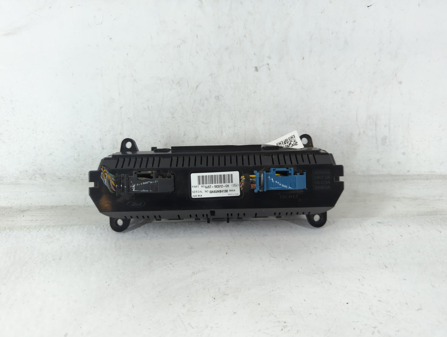 2018-2019 Ford Escape Climate Control Module Temperature AC/Heater Replacement P/N:GJ5T-18C612-CH Fits Fits 2018 2019 OEM Us