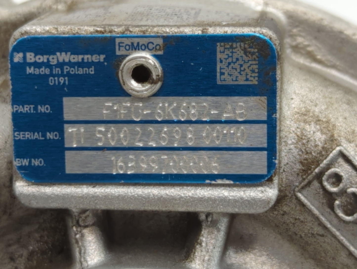2017 Ford Escape Turbocharger Turbo Charger Super Charger Supercharger - Oemusedautoparts1.com