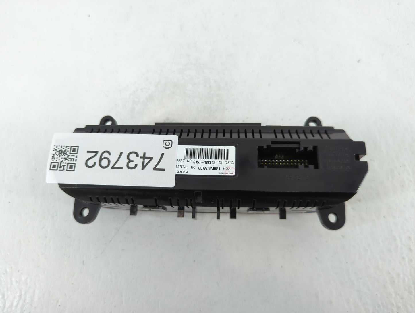 2018-2019 Ford Escape Climate Control Module Temperature AC/Heater Replacement P/N:GJ5T-18C612-CJ Fits Fits 2018 2019 OEM Us