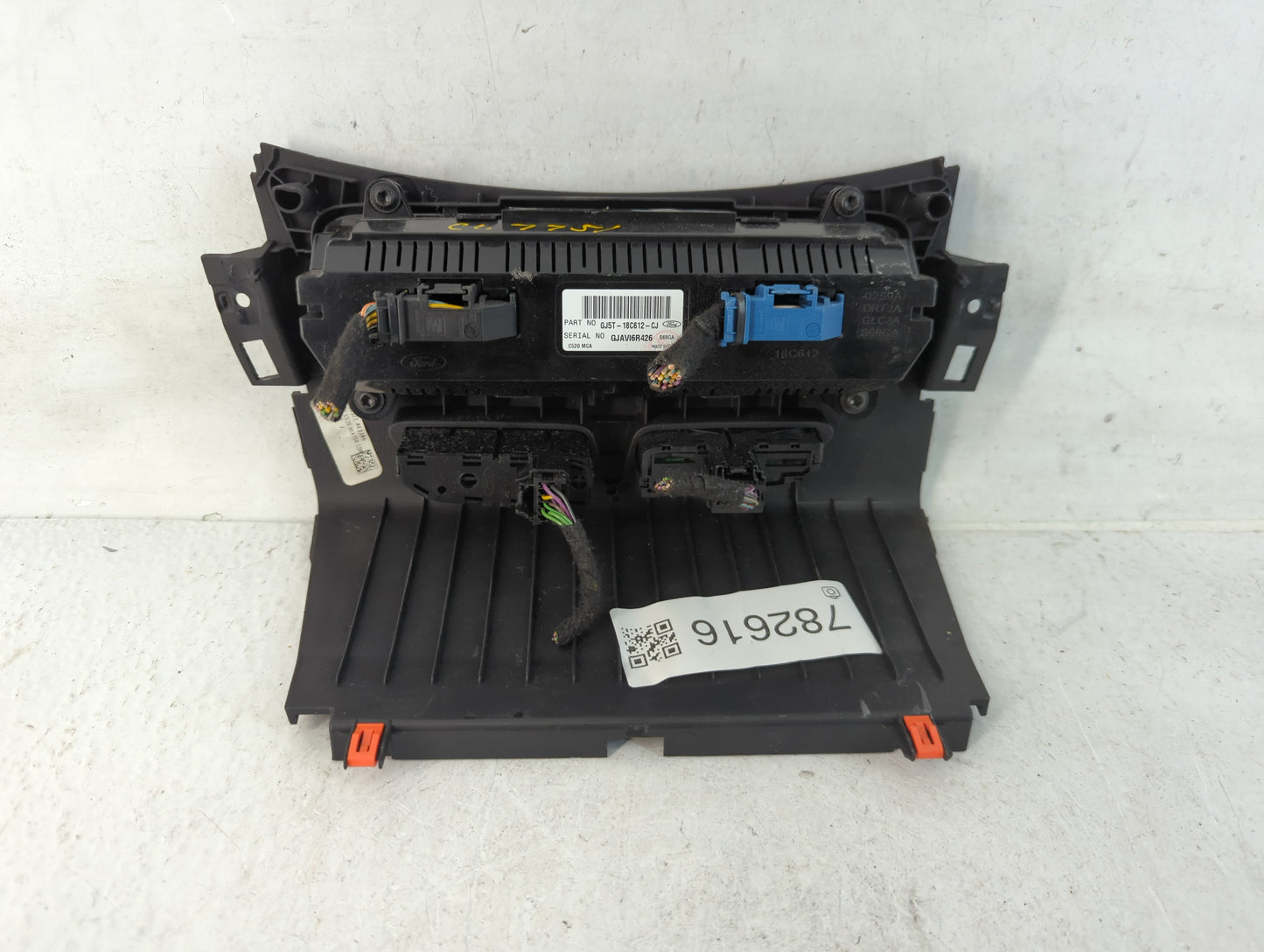 2018-2019 Ford Escape Climate Control Module Temperature AC/Heater Replacement P/N:GJ5T-18C612-CJ Fits Fits 2018 2019 OEM Us