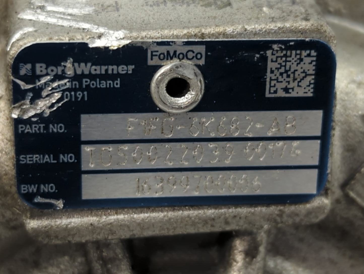 2017 Ford Escape Turbocharger Turbo Charger Super Charger Supercharger 804203 - Oemusedautoparts1.com