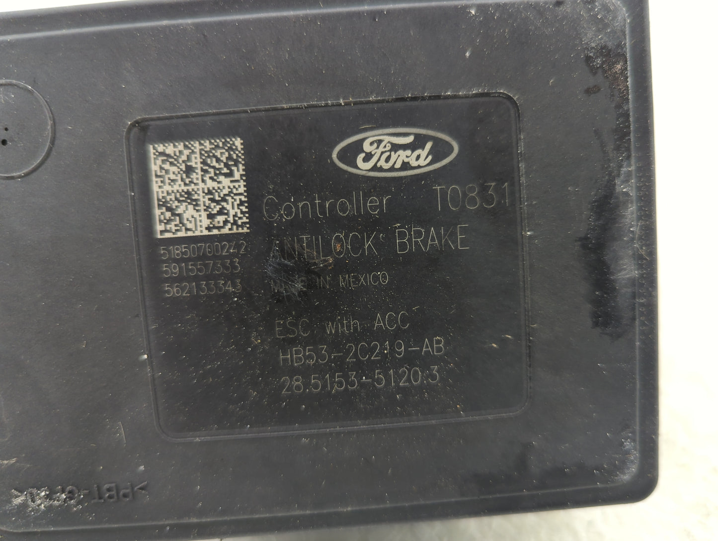 2016-2019 Ford Explorer Anti-Lock Brake ABS Pump Module Actuator OEM P/N:HB53-2C219-AB Fits Fits 2016 2017 2018 2019 OEM Use
