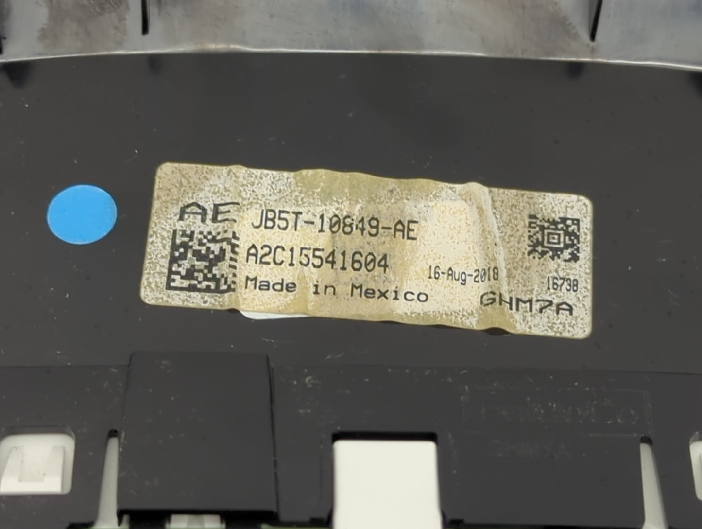 2018 Ford Explorer Instrument Cluster Speedometer Gauges P/N:JB5T-10849-AE A2C15541604 Fits OEM Used Auto Parts - Oemusedaut