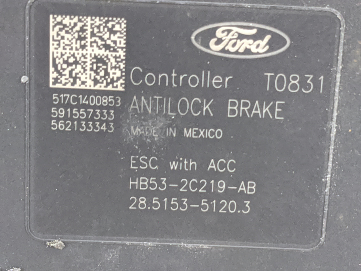 2018 Ford Explorer ABS Pump Control Module Replacement P/N:HB53-2C405-AC 25.0220-0698.4, HB53-2C219-AB, 28.5153-5120.3 Fits