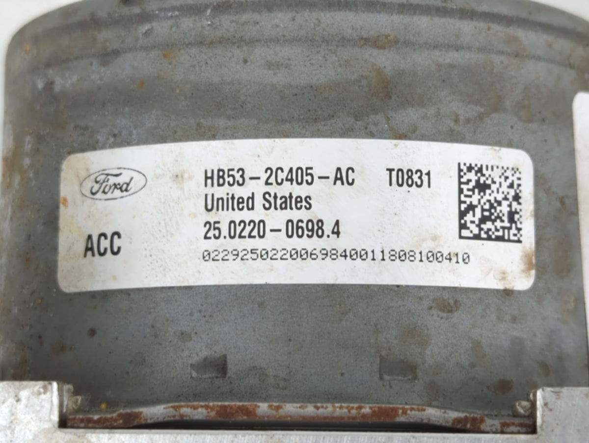 2016-2019 Ford Explorer Anti-Lock Brake ABS Pump Module Actuator OEM P/N:HB53-2C405-AC Fits Fits 2016 2017 2018 2019 OEM Use