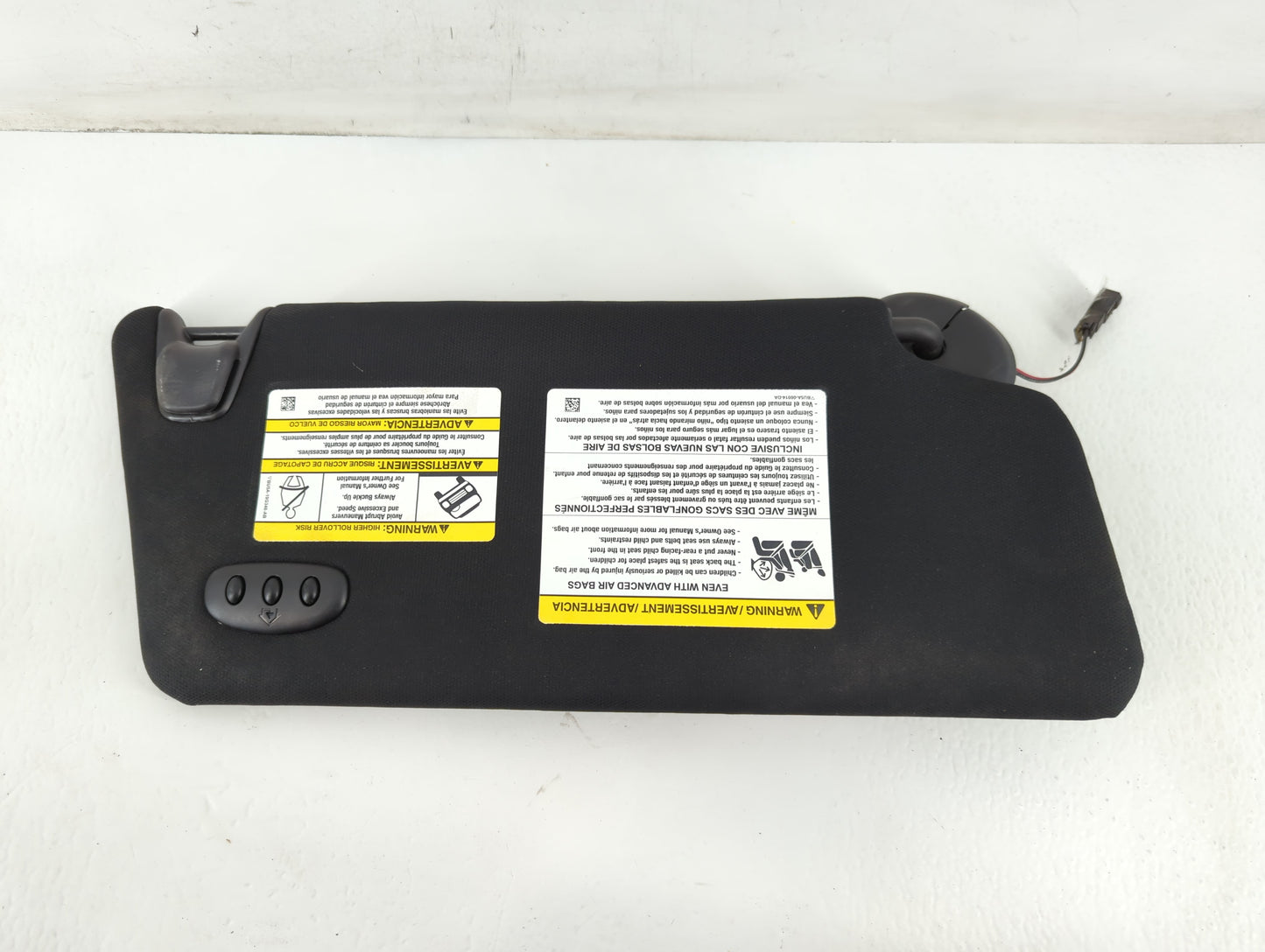 2018 Ford Explorer Sun Visor Shade Replacement Driver Left Mirror Fits OEM Used Auto Parts - Oemusedautoparts1.com