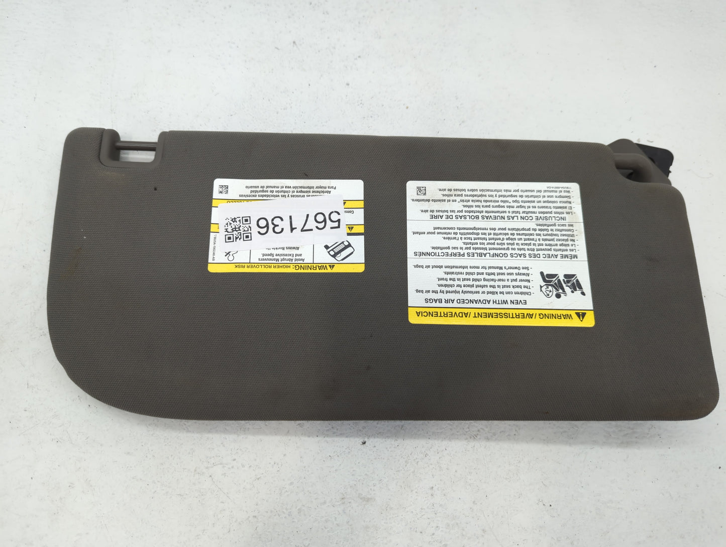 2018-2020 Ford F-150 Sun Visor Shade Replacement Passenger Right Mirror Fits Fits 2018 2019 2020 OEM Used Auto Parts - Oemus