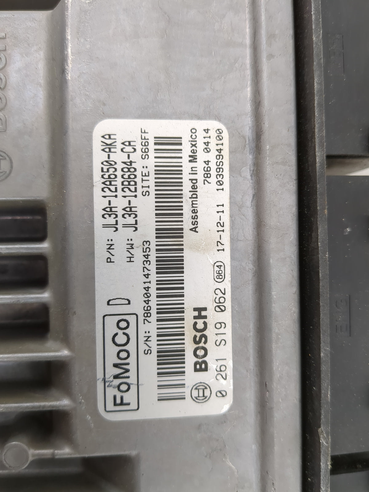 2018 Ford F150 PCM Engine Control Computer ECU ECM PCU OEM P/N:JL3A-12A650-AKA JL3A-12B684-CA, 0261S19062 Fits Fits 2019 OEM