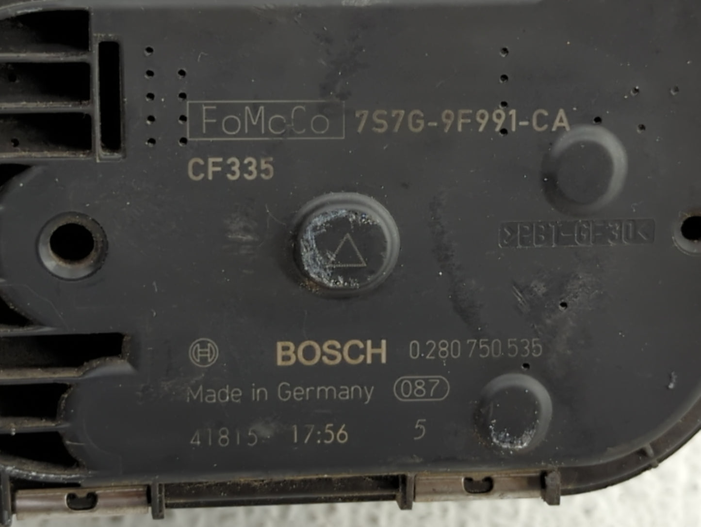 2014-2019 Ford Fiesta Throttle Body P/N:0 280 750 535 7S7G-9F991-CA Fits Fits 2013 2014 2015 2016 2017 2018 2019 OEM Used Au