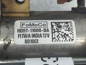 2009-2019 Ford Flex Car Starter Motor Solenoid OEM P/N:HD9T-11000-BA Fits OEM Used Auto Parts