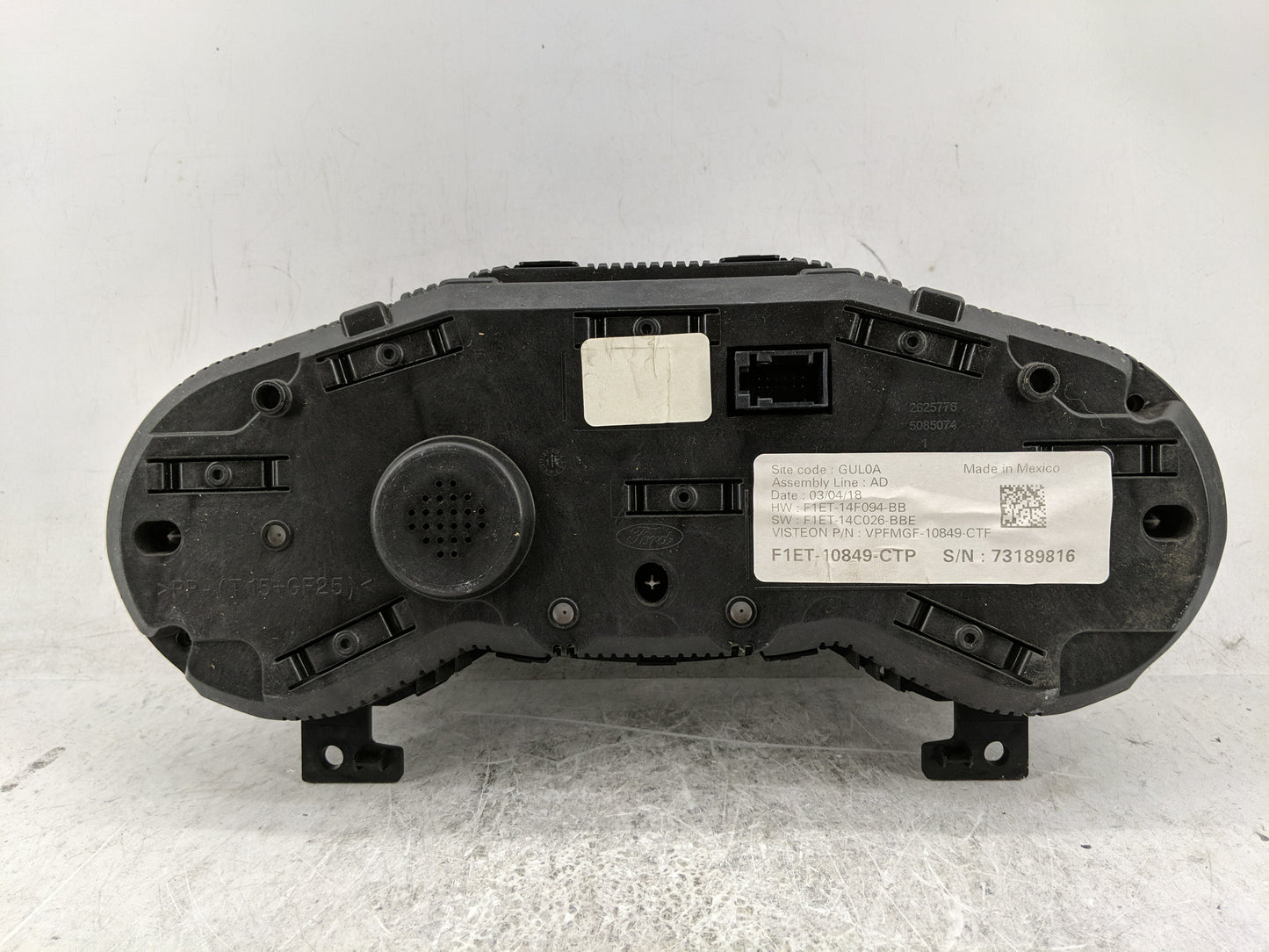 2017-2018 Ford Focus Instrument Cluster Speedometer Gauges P/N:F1ET-10849-CTP Fits Fits 2017 2018 OEM Used Auto Parts - Oemu