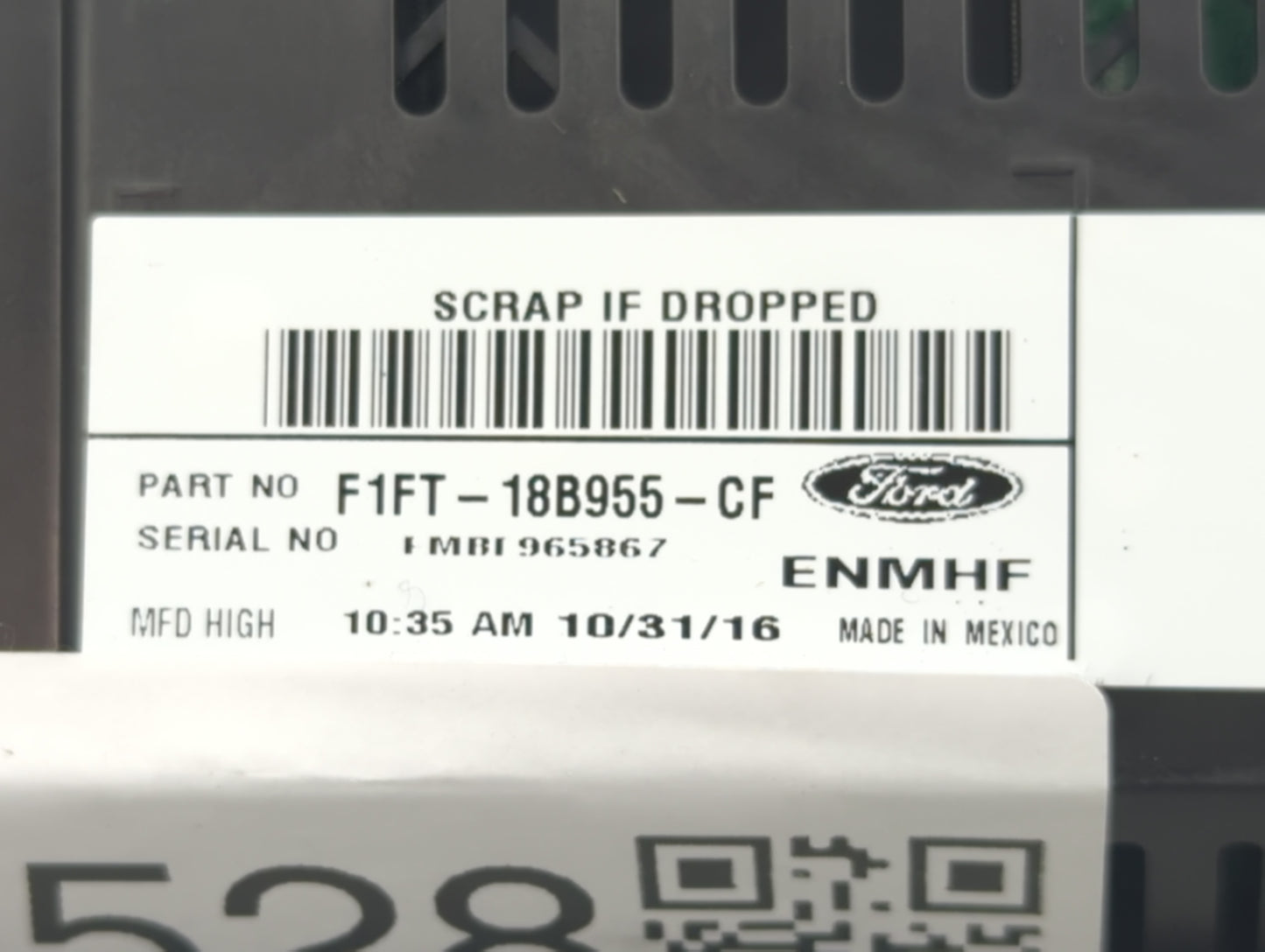2015-2018 Ford Focus Information Display Screen - Oemusedautoparts1.com