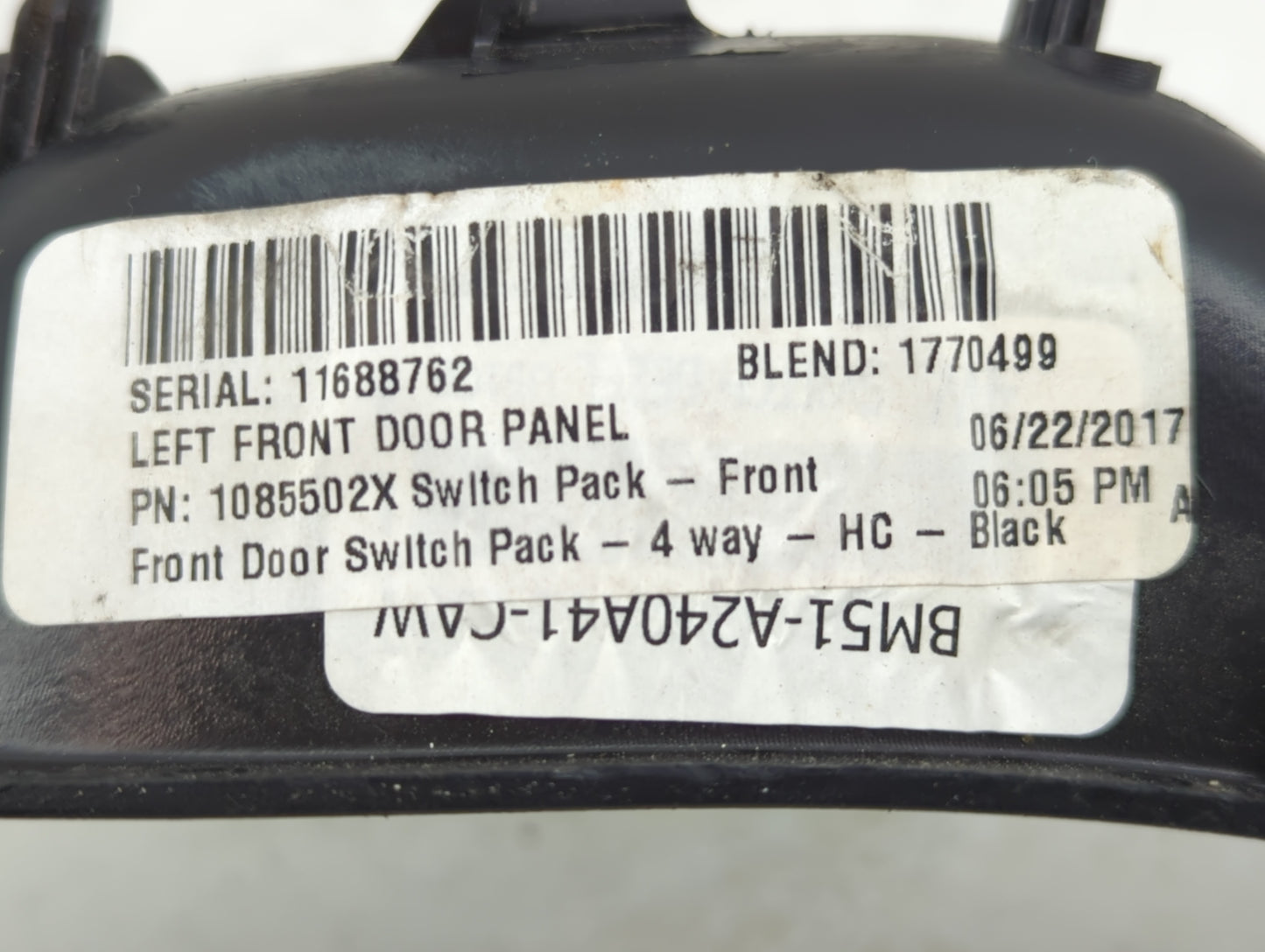 2012-2018 Ford Focus Master Power Window Switch Replacement Driver Side Left P/N:BM51-A240A41-CAW Fits OEM Used Auto Parts -