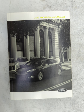 2018 Ford Focus Owners Manual Book Guide P/N:JM5J19A321AA OEM Used Auto Parts