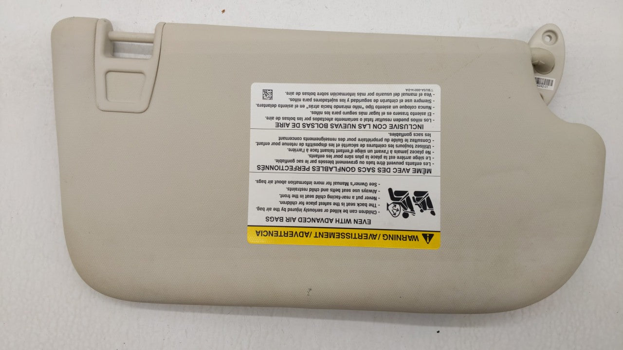 2013-2018 Ford Focus Sun Visor Shade Replacement Driver Left Mirror Fits Fits 2013 2014 2015 2016 2017 2018 OEM Used Auto Pa