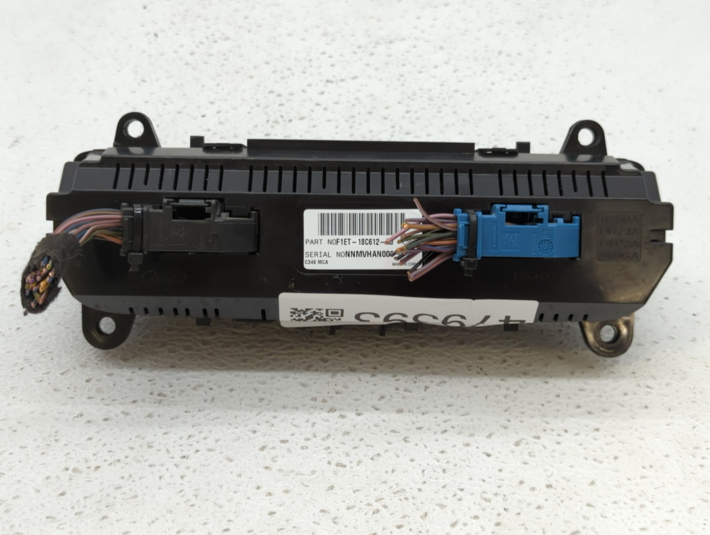 2015-2018 Ford Focus Climate Control Module Temperature AC/Heater Replacement P/N:F1ET-18C612-AJ Fits Fits 2015 2016 2017 20