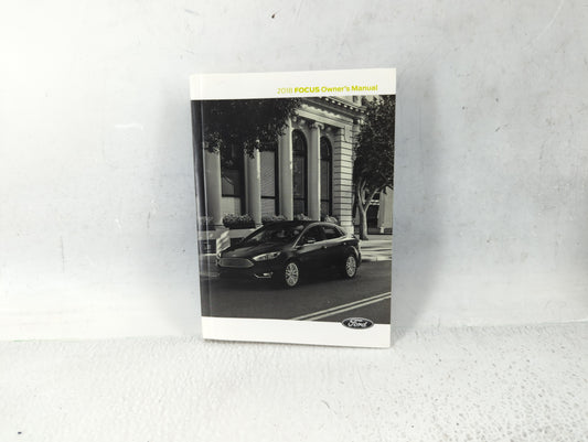 2018 Ford Focus Owners Manual Book Guide OEM Used Auto Parts