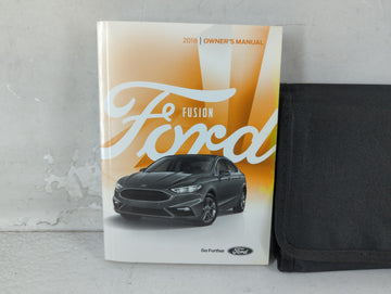 2018 Ford Fusion Owners Manual Book Guide P/N:JE5J 19A321 AB OEM Used Auto Parts