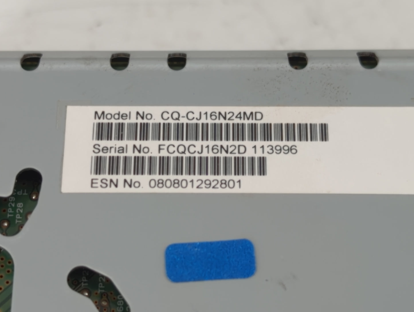 2017-2020 Ford Fusion Radio AM FM Cd Player Receiver Replacement Fits Fits 2017 2018 2019 2020 OEM Used Auto Parts - Oemused