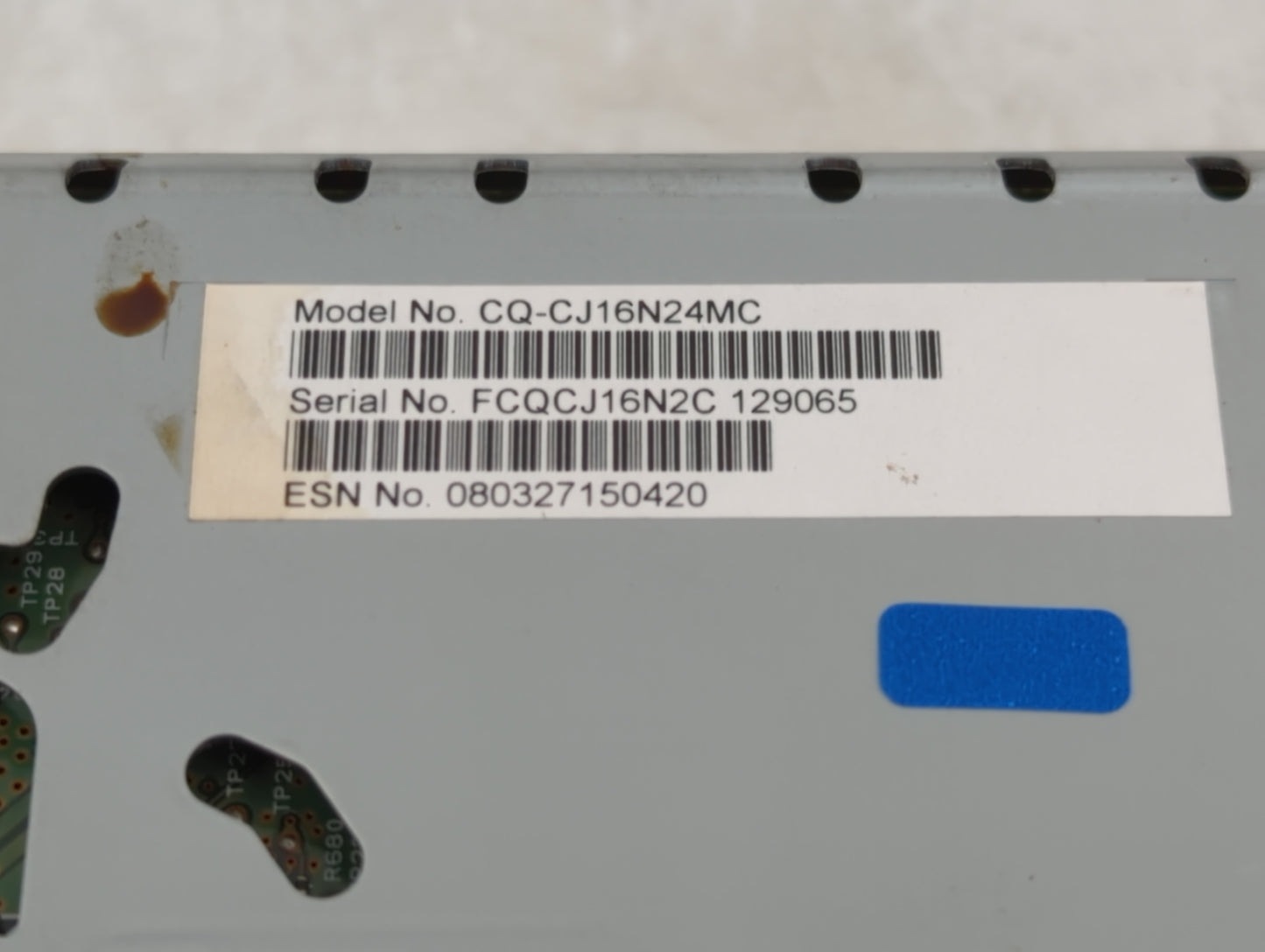 2017-2020 Ford Fusion Radio AM FM Cd Player Receiver Replacement Fits Fits 2017 2018 2019 2020 OEM Used Auto Parts - Oemused