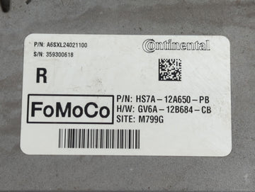 2017-2020 Ford Fusion PCM Engine Control Computer ECU ECM PCU OEM P/N:HS7A-12A650-PB Fits Fits 2016 2017 2018 2019 2020 OEM Used Auto Parts