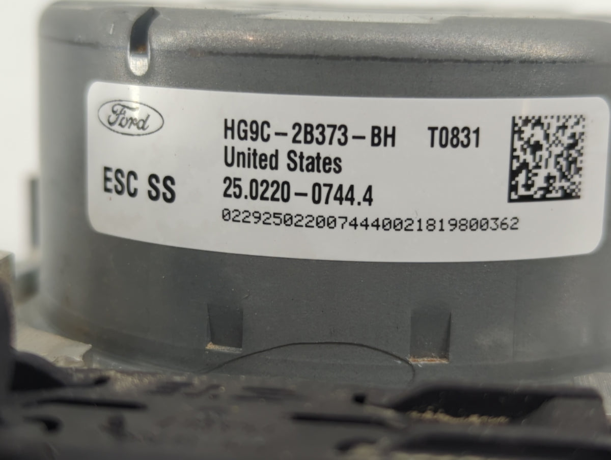 2017-2018 Ford Fusion Anti-Lock Brake ABS Pump Module Actuator OEM P/N:HG9C-2B373-BH Fits Fits 2017 2018 OEM Used Auto Parts