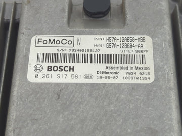 2017-2019 Ford Fusion PCM Engine Control Computer ECU ECM PCU OEM P/N:GS7A-12B684-AA HS7A-12A650-ABB Fits Fits 2017 2018 2019 OEM Used Auto Parts