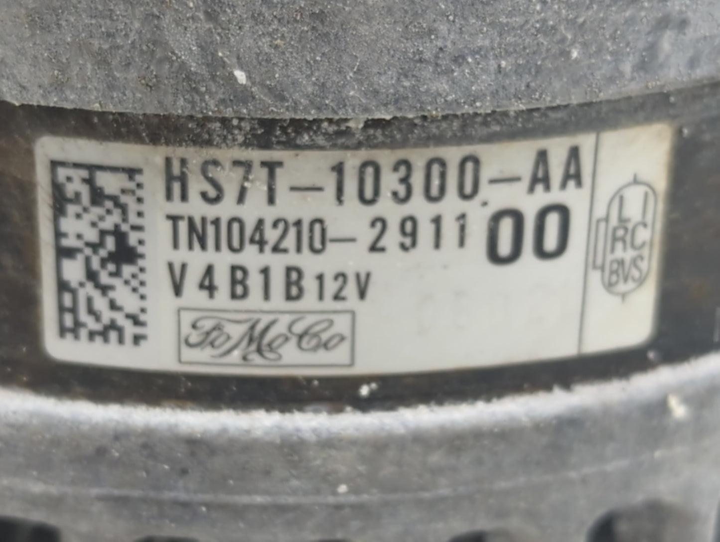 2016-2020 Ford Fusion Alternator Replacement Generator Charging Assembly Engine OEM P/N:HS7T-10300-AA Fits OEM Used Auto Par