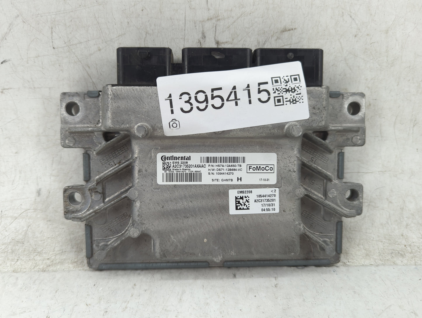2017-2020 Ford Fusion PCM Engine Control Computer ECU ECM PCU OEM P/N:HS7A-12A650-TB Fits Fits 2014 2015 2016 2017 2018 2019