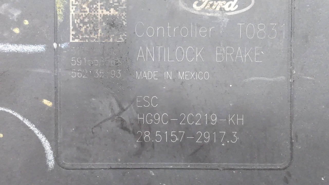2017-2018 Ford Fusion ABS Pump Control Module Replacement P/N:HG9C-2B373-AH HG9C-2B373-CF, HG9C-2C219-MF Fits Fits 2017 2018
