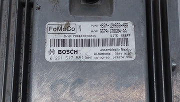 2017-2019 Ford Fusion PCM Engine Control Computer ECU ECM PCU OEM P/N:KS7A-12A650-BCA HS7A-12A650-ABB Fits Fits 2017 2018 2019 OEM Used Auto Parts