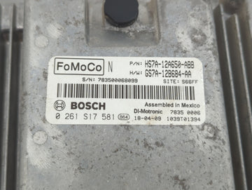 2017-2019 Ford Fusion PCM Engine Control Computer ECU ECM PCU OEM P/N:KS7A-12A650-BCA HS7A-12A650-ABB Fits Fits 2017 2018 2019 OEM Used Auto Parts