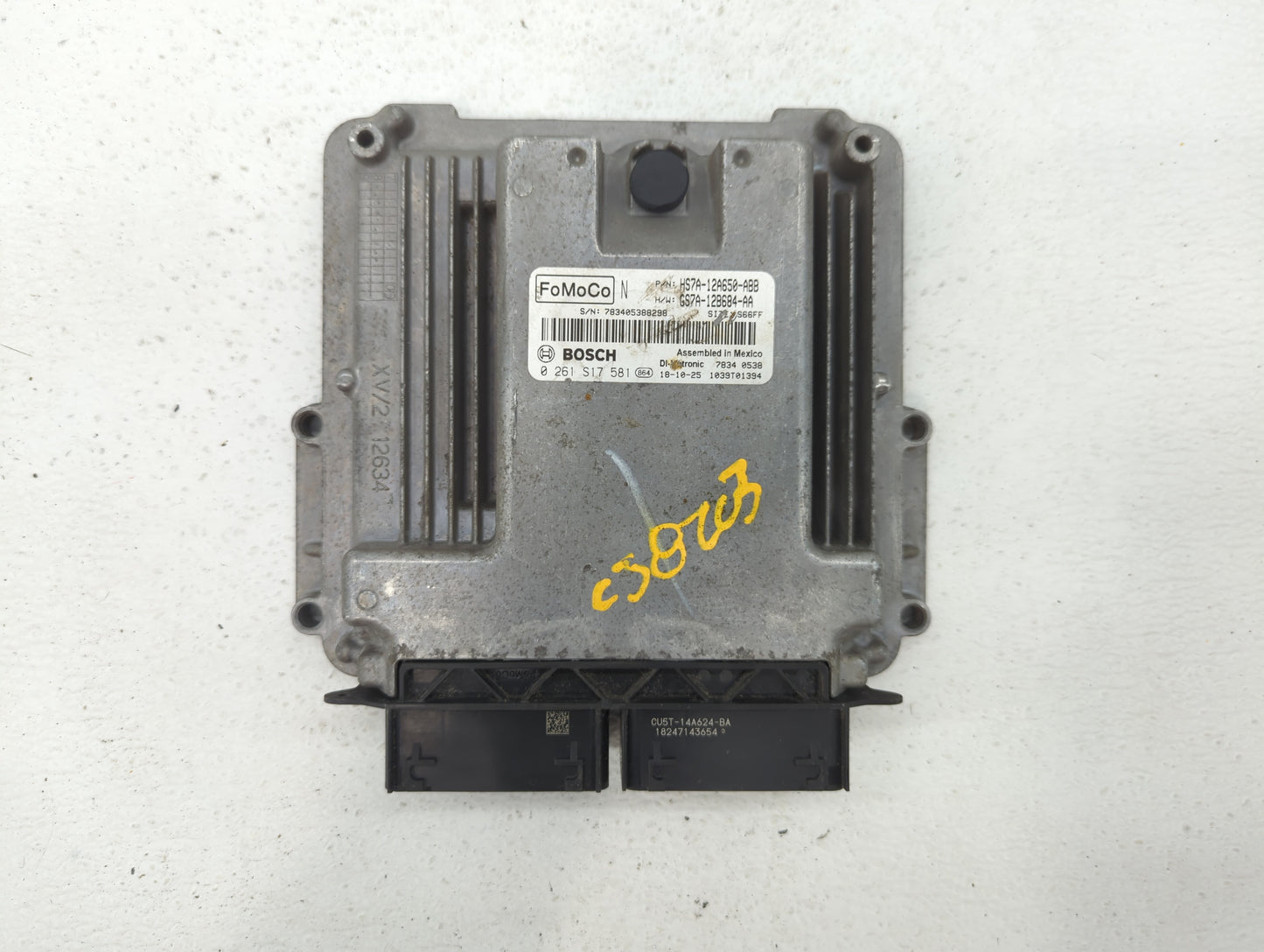 2017-2019 Ford Fusion PCM Engine Control Computer ECU ECM PCU OEM P/N:KS7A-12A650-BCA HS7A-12A650-ABB Fits Fits 2017 2018 20