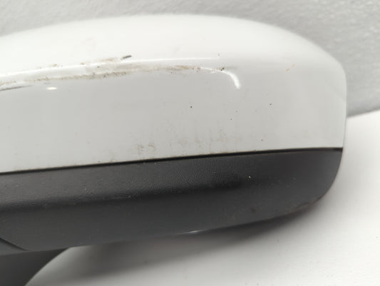 2018-2018 Ford Fusion Driver Left Side View Manual Door Mirror White