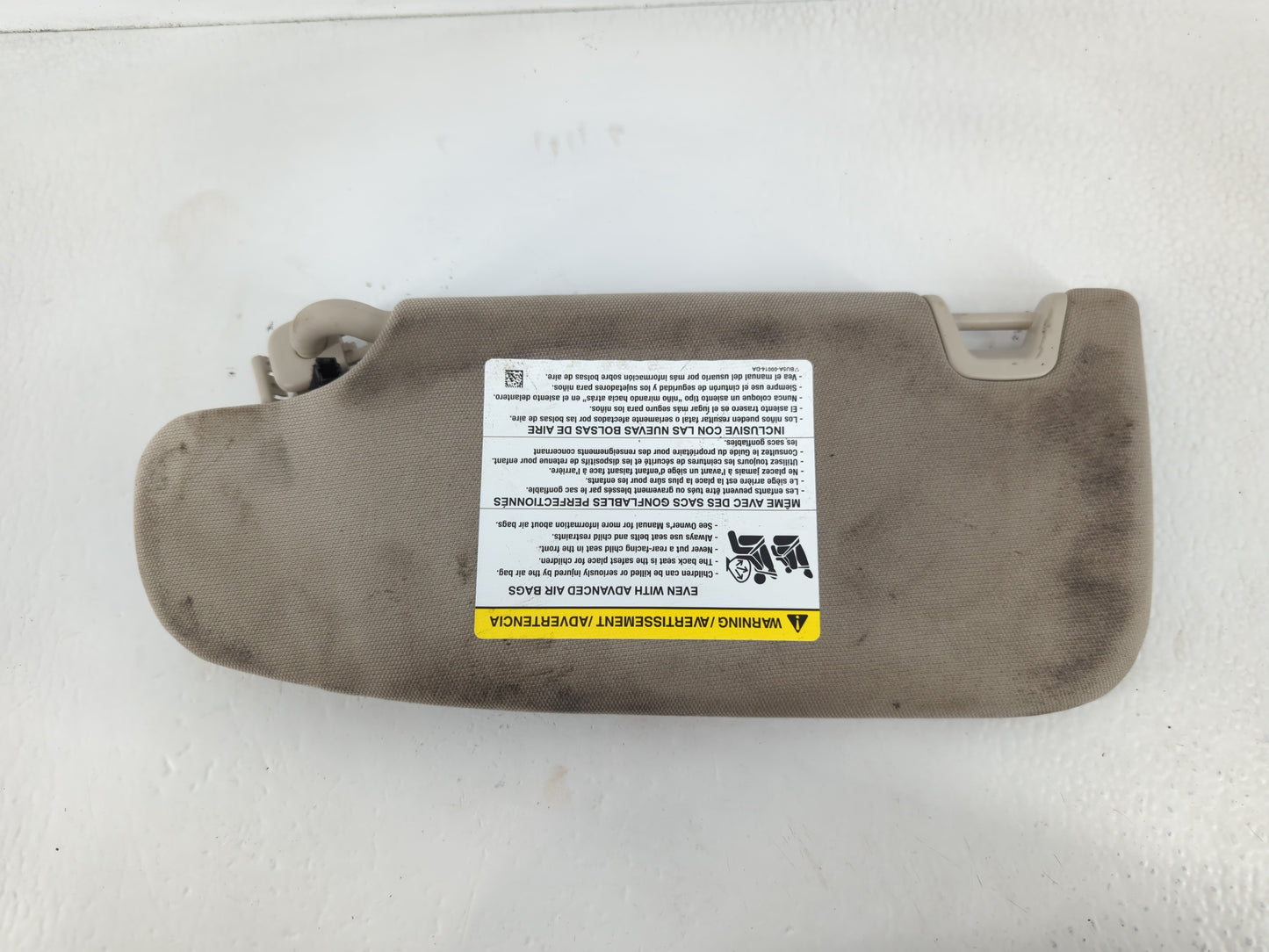 2017-2020 Ford Fusion Sun Visor Shade Replacement Passenger Right Mirror Fits Fits 2017 2018 2019 2020 OEM Used Auto Parts -